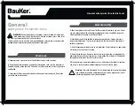 Предварительный просмотр 18 страницы BAUKER EG013 Instruction Manual