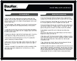 Предварительный просмотр 19 страницы BAUKER EG013 Instruction Manual