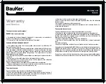 Предварительный просмотр 22 страницы BAUKER EG013 Instruction Manual