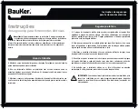 Preview for 13 page of BAUKER EH300D Instruction Manual