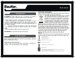 Preview for 10 page of BAUKER FS200E Instruction Manual