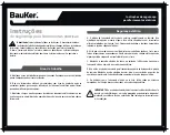 Preview for 14 page of BAUKER FS200E Instruction Manual