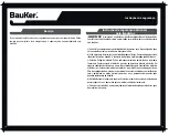 Preview for 16 page of BAUKER FS200E Instruction Manual