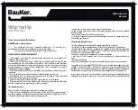 Preview for 31 page of BAUKER FS200E Instruction Manual