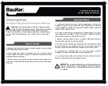 Предварительный просмотр 13 страницы BAUKER HG2031L Instruction Manual