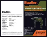 Предварительный просмотр 1 страницы BAUKER ID600E 90 Instruction Manual