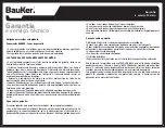 Предварительный просмотр 15 страницы BAUKER ID600E 90 Instruction Manual