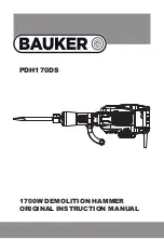 Preview for 1 page of BAUKER PDH170DS Original Instruction Manual