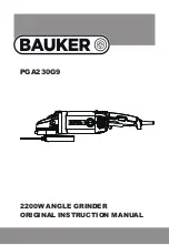 BAUKER PGA230G9 Original Instruction Manual предпросмотр