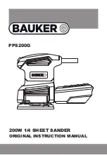 BAUKER PPS200G Original Instruction Manual preview