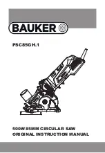 Предварительный просмотр 1 страницы BAUKER PSC85GH.1 Original Instruction Manual