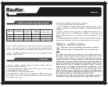 Preview for 14 page of BAUKER PWM800-2 Instruction Manual