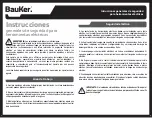 Preview for 4 page of BAUKER RO150 Instruction Manual