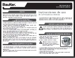 Preview for 6 page of BAUKER RO150 Instruction Manual