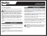 Preview for 13 page of BAUKER RO150 Instruction Manual