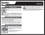 Preview for 17 page of BAUKER RO150 Instruction Manual