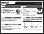 Preview for 25 page of BAUKER RO150 Instruction Manual