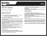 Preview for 28 page of BAUKER RO150 Instruction Manual