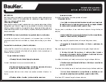 Preview for 29 page of BAUKER RO150 Instruction Manual