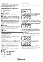 Preview for 2 page of Bauknecht BAR2 KN5V IN Quick Manual