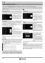 Preview for 62 page of Bauknecht BFP 5O41 PLT X Instructions For Use Manual