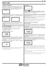 Preview for 5 page of Bauknecht BIK5 DH8FS PT Daily Reference Manual