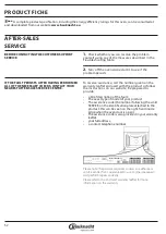 Предварительный просмотр 52 страницы Bauknecht BIK5 DH8FS2 ES Health & Safety, Use And Care And Installation Manual