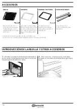 Предварительный просмотр 134 страницы Bauknecht BIK5 DH8FS2 ES Health & Safety, Use And Care And Installation Manual