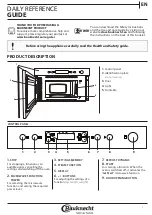 Предварительный просмотр 1 страницы Bauknecht EMNK7 2238 PT Daily Reference Manual