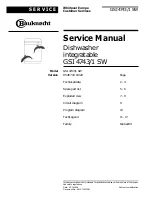 Bauknecht GSI 4743/1 SW Service Manual preview