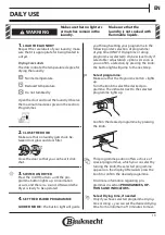 Preview for 21 page of Bauknecht TRPC 86531 Instructions For Use Manual