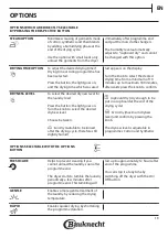 Preview for 27 page of Bauknecht TRPC 86531 Instructions For Use Manual