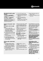 Preview for 7 page of Bauknecht WA3108 Instructions For Use Manual