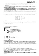 Предварительный просмотр 29 страницы Baukraft BK-SGC10 SET User Manual