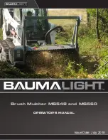 Baumalight MS548 Operator'S Manual preview