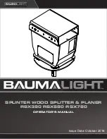 Baumalight Splinter RSX380 Operator'S Manual preview