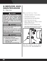 Preview for 22 page of Baumalight STUMP BLASTER 1P24 Operator'S Manual