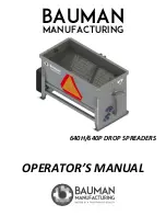 Preview for 1 page of BAUMAN 640H Operator'S Manual