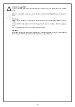 Preview for 6 page of baumarkt 1027689 Installation And Operating Instructions Manual