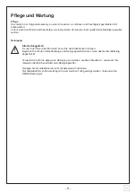 Preview for 9 page of baumarkt 1027689 Installation And Operating Instructions Manual