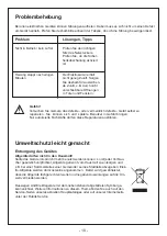 Preview for 10 page of baumarkt 1027689 Installation And Operating Instructions Manual