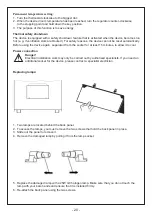 Preview for 20 page of baumarkt 1027689 Installation And Operating Instructions Manual