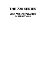 Baumatic 720 series User And Installation Instructions Manual preview