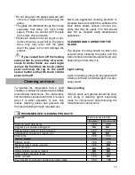 Preview for 17 page of Baumatic 91102078 Instruction Manual