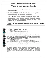 Предварительный просмотр 9 страницы Baumatic AS35SS Instruction Manual