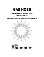 Baumatic AS4.2SS User And Installation Instructions Manual предпросмотр