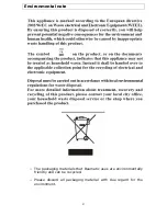 Предварительный просмотр 4 страницы Baumatic B11.1SS User Manual