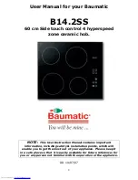 Предварительный просмотр 2 страницы Baumatic B14.2SS User Manual