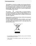 Предварительный просмотр 4 страницы Baumatic B17.8SS Instruction Manual