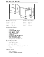 Предварительный просмотр 8 страницы Baumatic B262ss User Manual